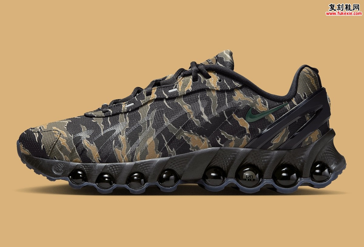 Nike Air Max Dn8虎纹迷彩版｜橄榄绿战术美学引爆2025秋季球鞋圈