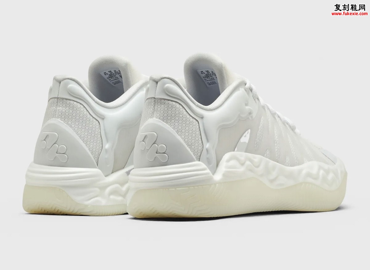 PUMA Hali 1 网面纯白 指纹 NITRO 中底 半透 TPU 巨形 PUMA 环踝 结构后跟 半透外底 低帮 2026