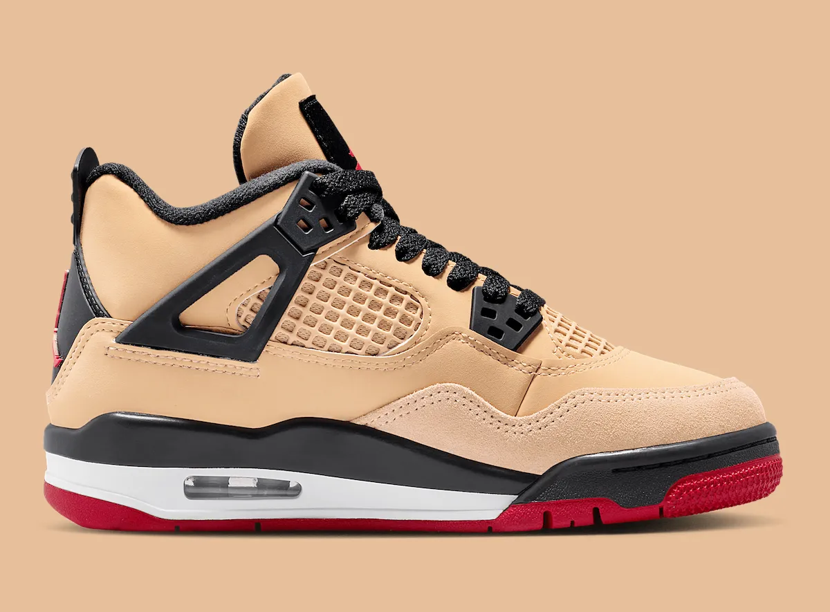披萨香气入魂！AIR JORDAN 4“PIZZA”大童款「红白桌布」8月1日火热出炉
