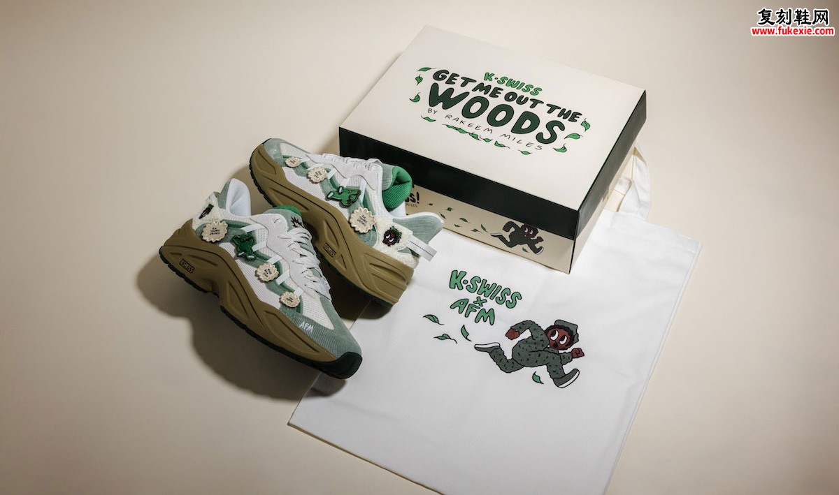 Rakeem Miles x K-Swiss 联名鞋二代发售 可拆卸徽章传递励志宣言