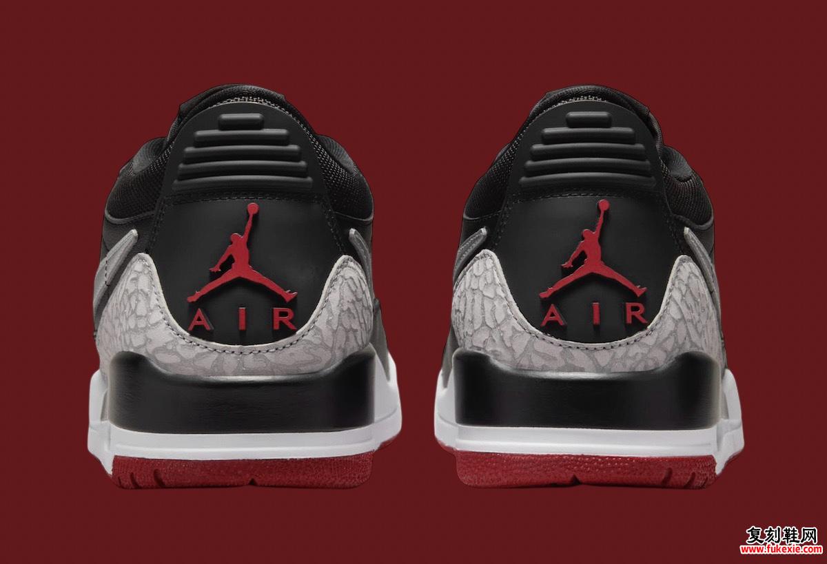 AIR JORDAN LEGACY 312 LOW “BRED” 将于 2024 年秋季发售 货号:FQ7827-006