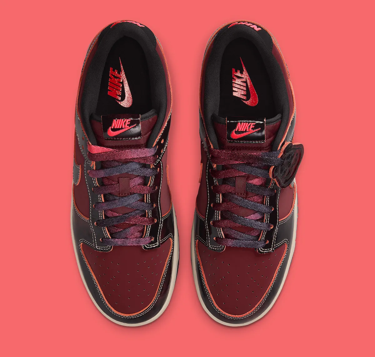 红黑风暴席卷！Nike Dunk Low熊猫“暗队红”周年纪念版8月1日限量发售
