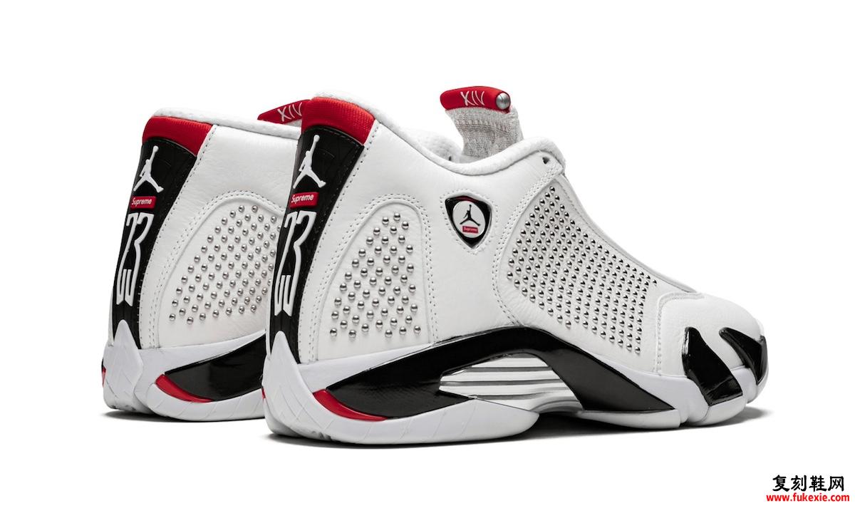 SNEAKER TALK：SUPREME X AIR JORDAN 14 “WHITE” 货号：BV7630 106