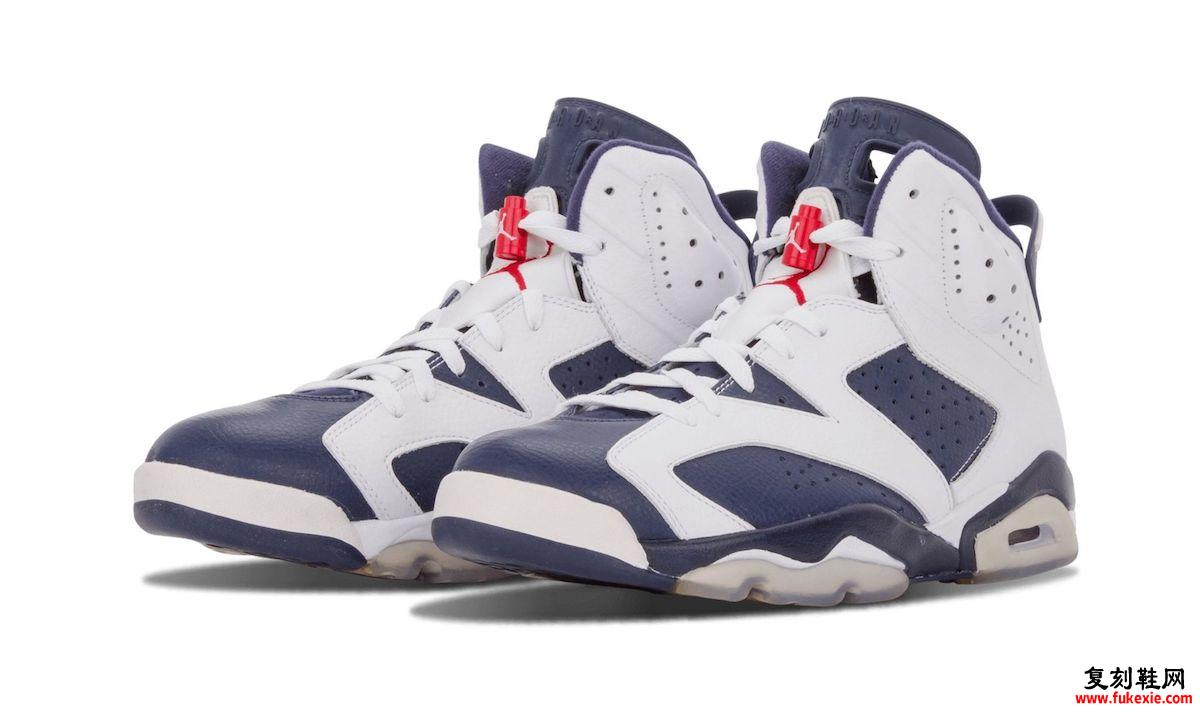 乔丹6代 AIR JORDAN 6 “OLYMPIC” 即将发售 货号：384664-130