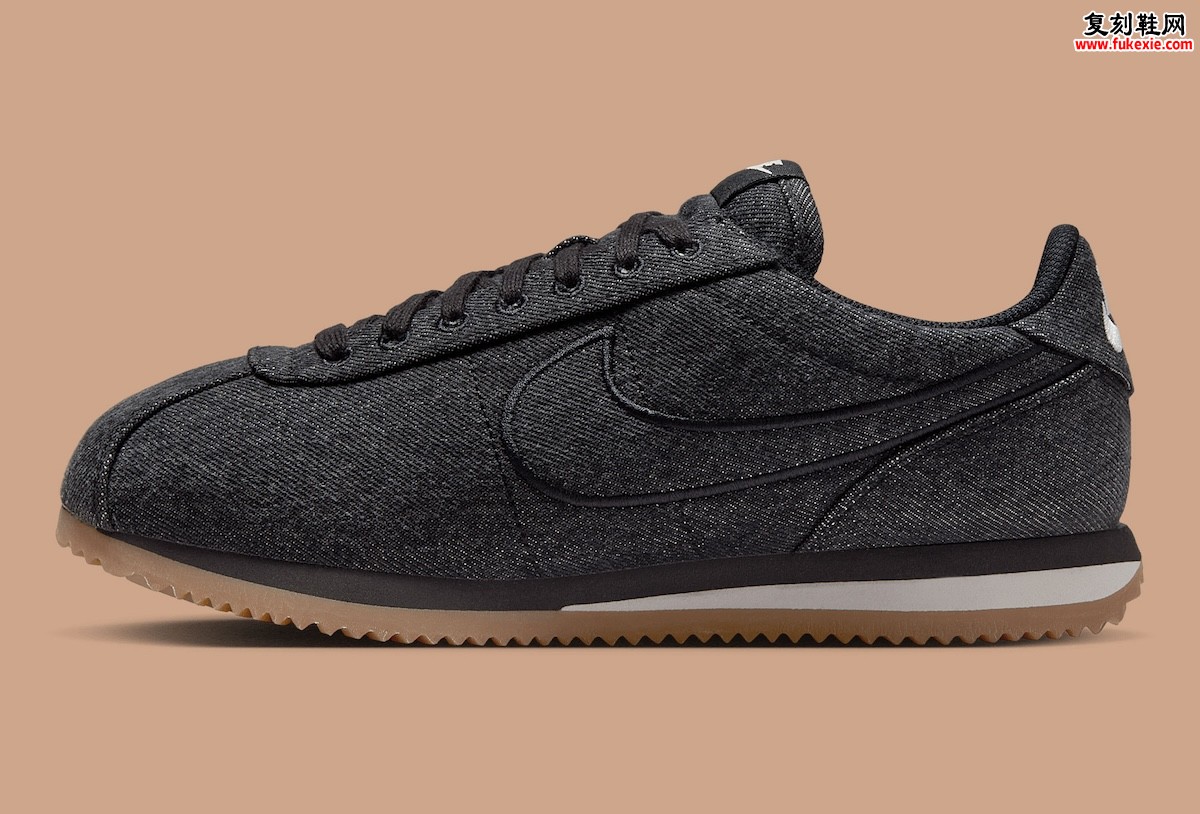 NIKE CORTEZ GOES 耐克Cortez丹宁黑魂版2025秋季重塑经典运动鞋街头新宠