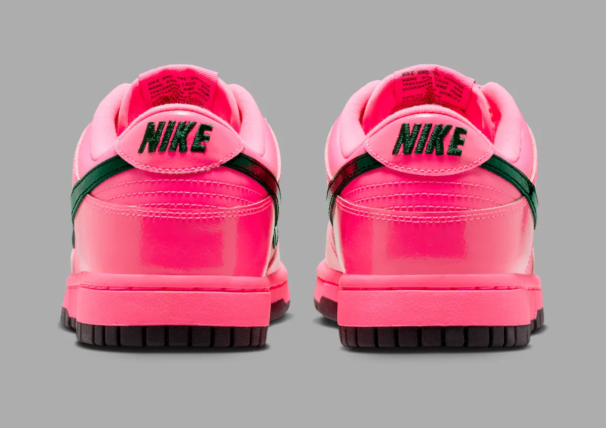 Nike Dunk Low Pink Blast 粉红漆皮亮黑Swoosh女性专属板鞋 5月1日Nike官网发售