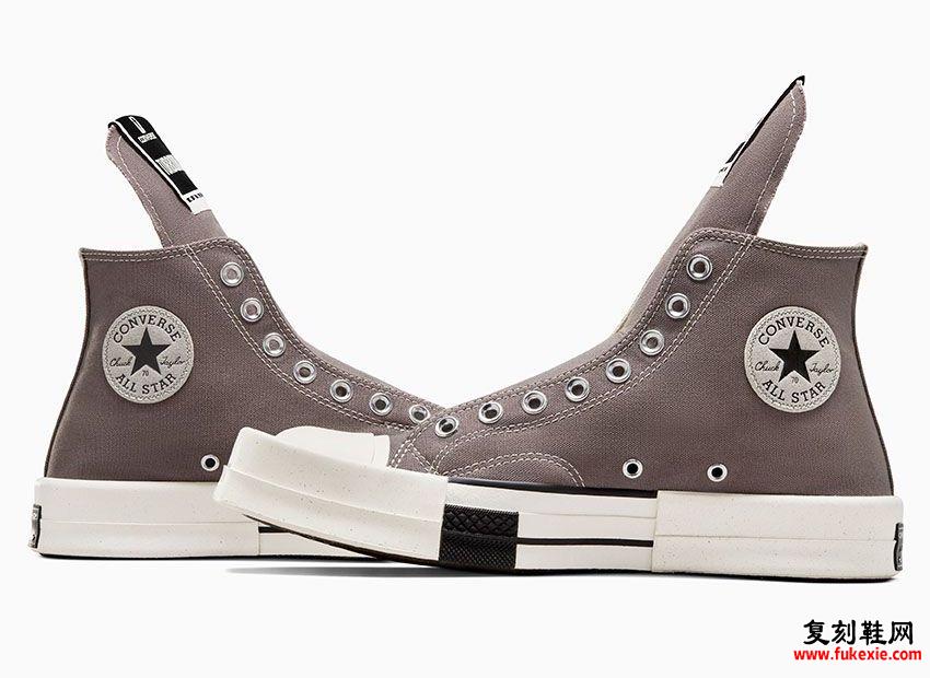 RICK OWENS 发布无鞋带 CONVERSE X DRKSHDW TURBODRK CHUCK 70S