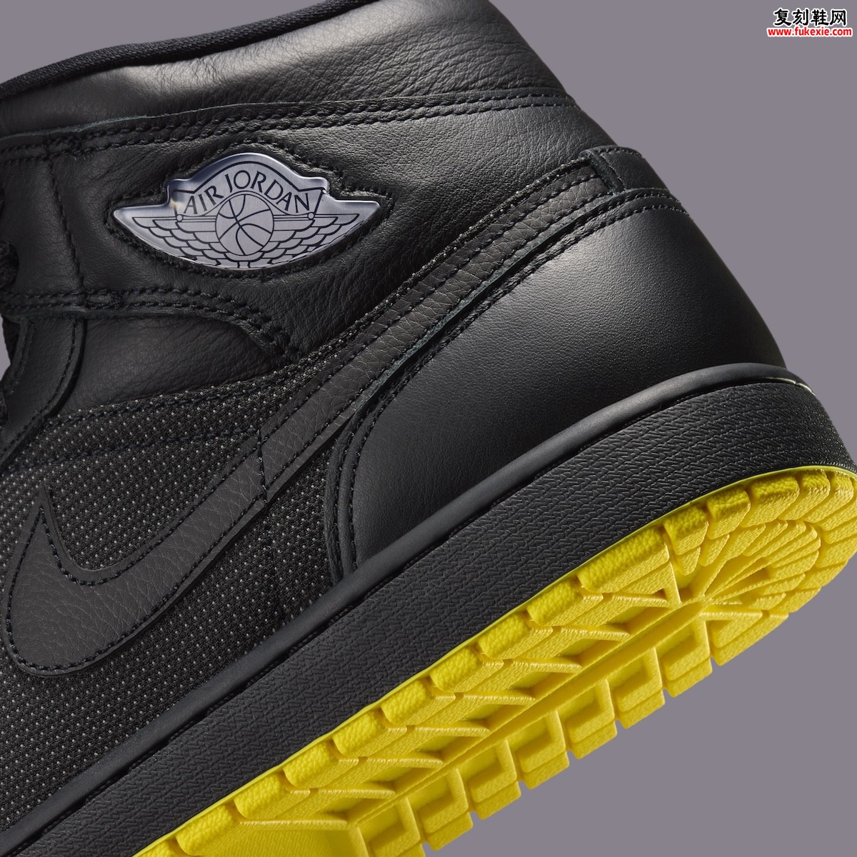 Air Jordan 1 Mid Comic Book 半色调网点拼接黑色皮革,Opti Yellow 外底,2026 年 7 月低调登场插图6 Air Jordan 1 Mid Comic Book 半色调网点拼接黑色皮革,Opti Yellow 外底,2026 年 7 月低调登场