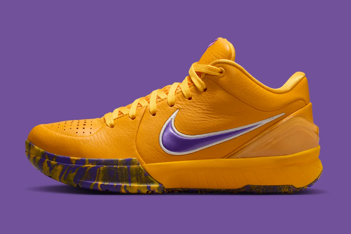 Nike Kobe 4 Protro“Draft Day”湖人GS独立发售:122美元锁定4%盲盒隐藏款插图1 Nike Kobe 4 Protro“Draft Day”湖人GS独立发售:122美元锁定4%盲盒隐藏款