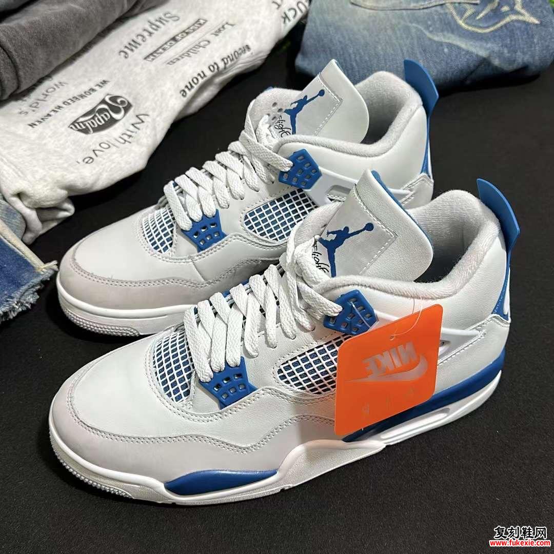 AIR JORDAN 4“军蓝”将于2024年5月回归 货号：FV5029-141