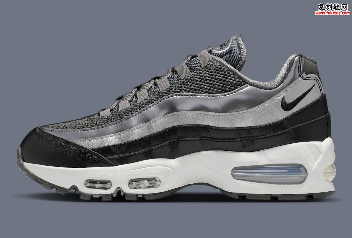 耐克Air Max 95推出女性专属“暗灰金属银”配色 以全皮革鞋面重塑经典轮廓2026年春季发售