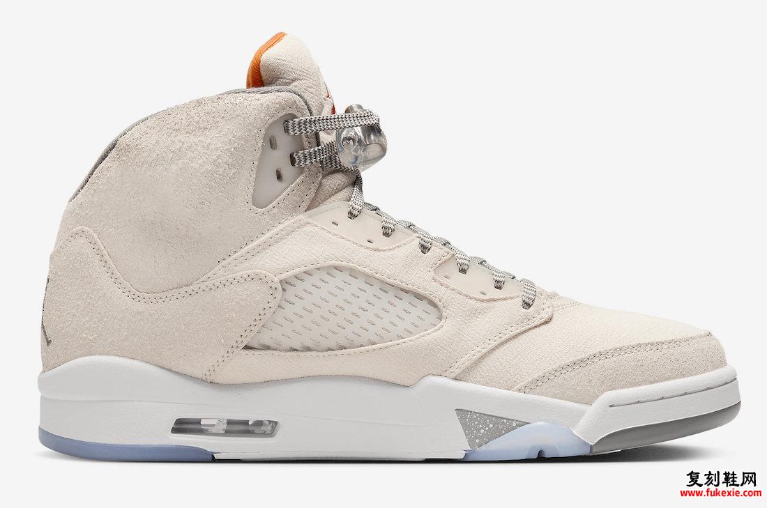 AIR JORDAN 5 CRAFT “LIGHT OREWOOD BROWN” 货号：FD9222-180