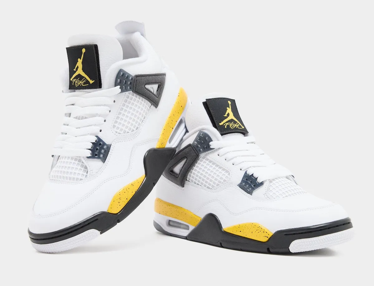 元年经典回归，Air Jordan 4 “Tour Yellow” 闪电黄配色，隐藏式 Rare Air 鞋舌魔术贴