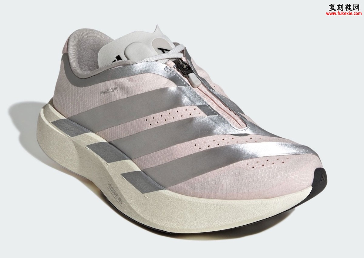 独家评测NAKED x adidas EVO SL Zip拉链跑鞋 柔粉银反光7.15发售插图2 独家评测NAKED x adidas EVO SL Zip拉链跑鞋 柔粉银反光7.15发售