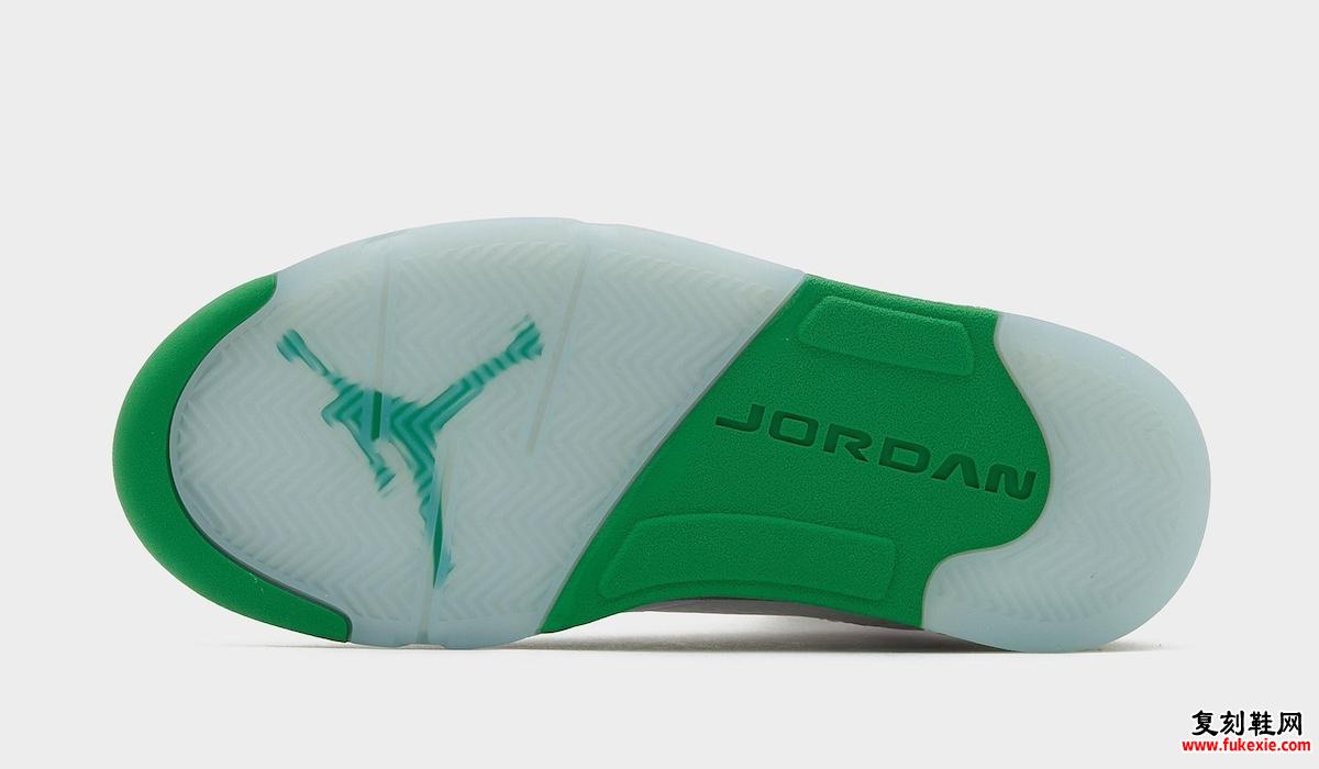 AIR JORDAN 5 “LUCKY GREEN” 将于 2024 年 2 月发布 货号：DD9336-103