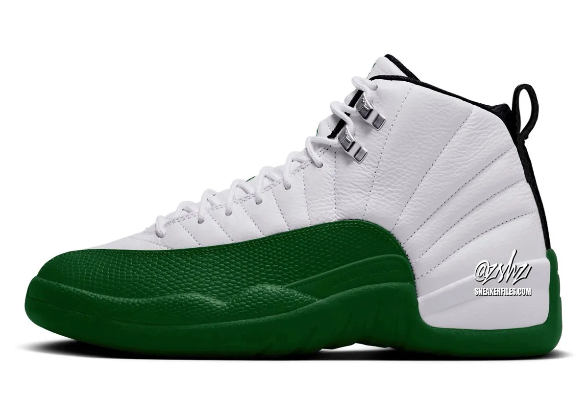 Air Jordan 12 “Bucks” “雄鹿”绿白配色2026年秋季发售 致敬雷·阿伦PE版本