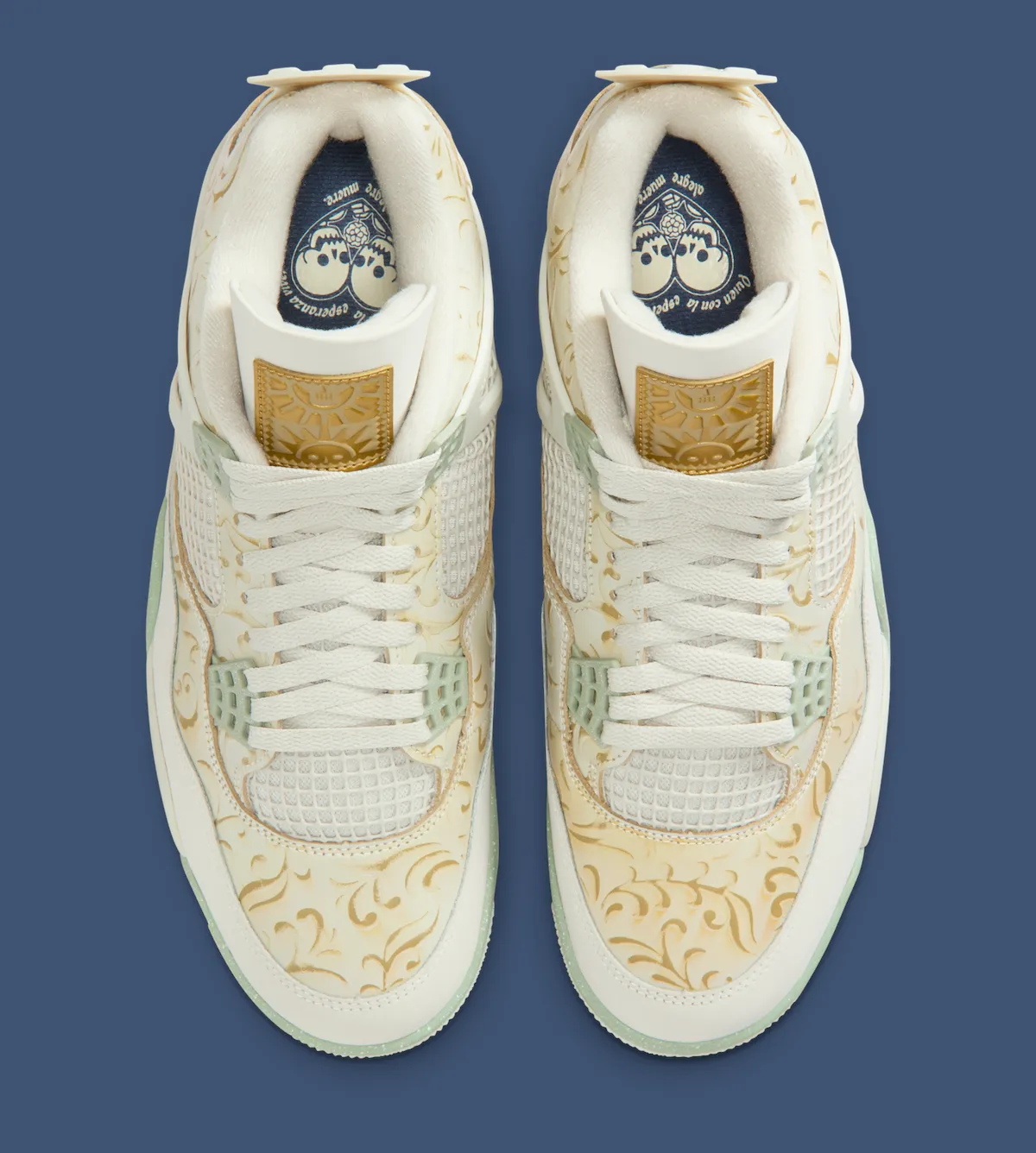 Air Jordan 4 SE “Somos Eternos” 亡灵节配色2025年11月发售 金属金与碧玉色调诠释传统节日