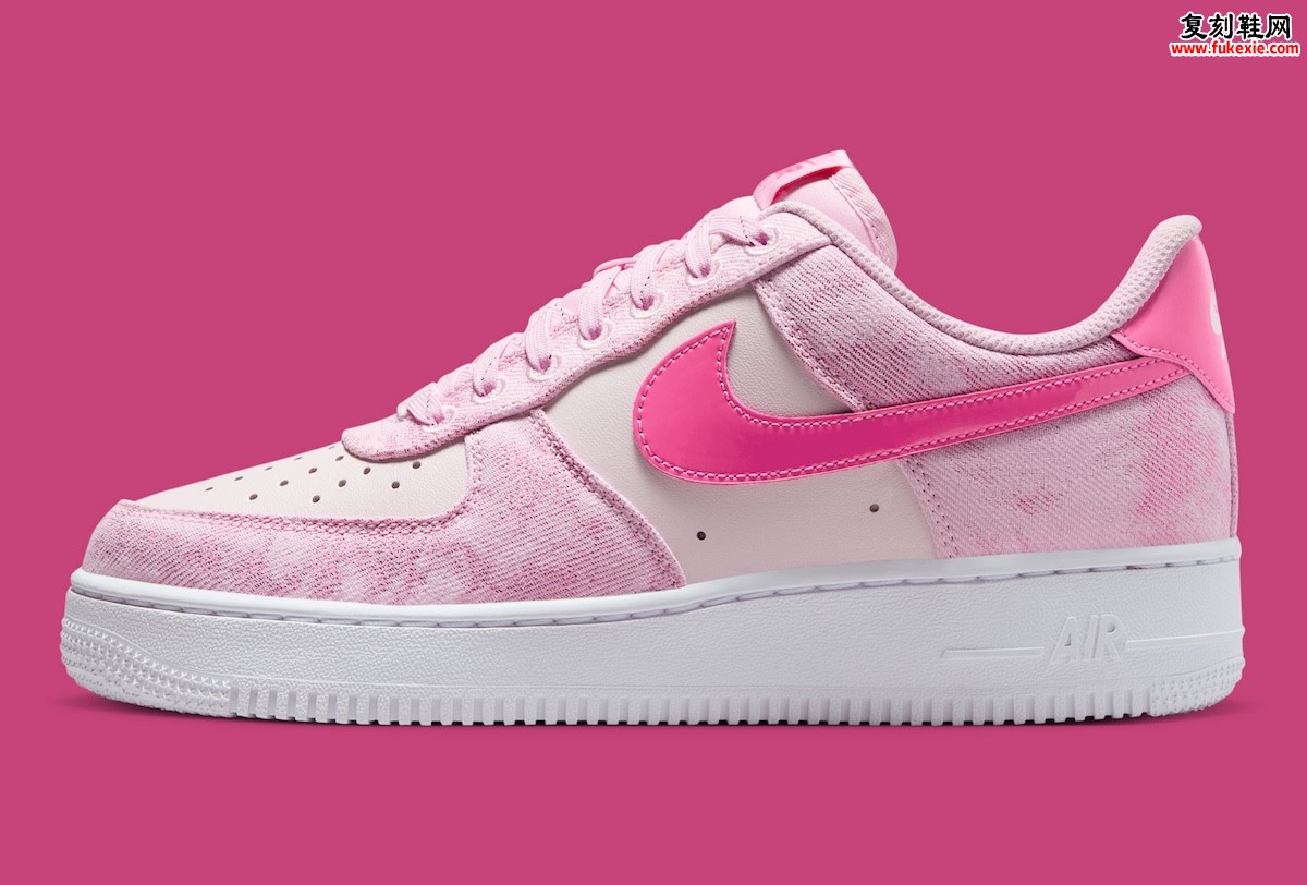 Nike Air Force 1 Low“Pink Foam”2026夏季发售,粉润皮革搭配织物注入甜美复古气息