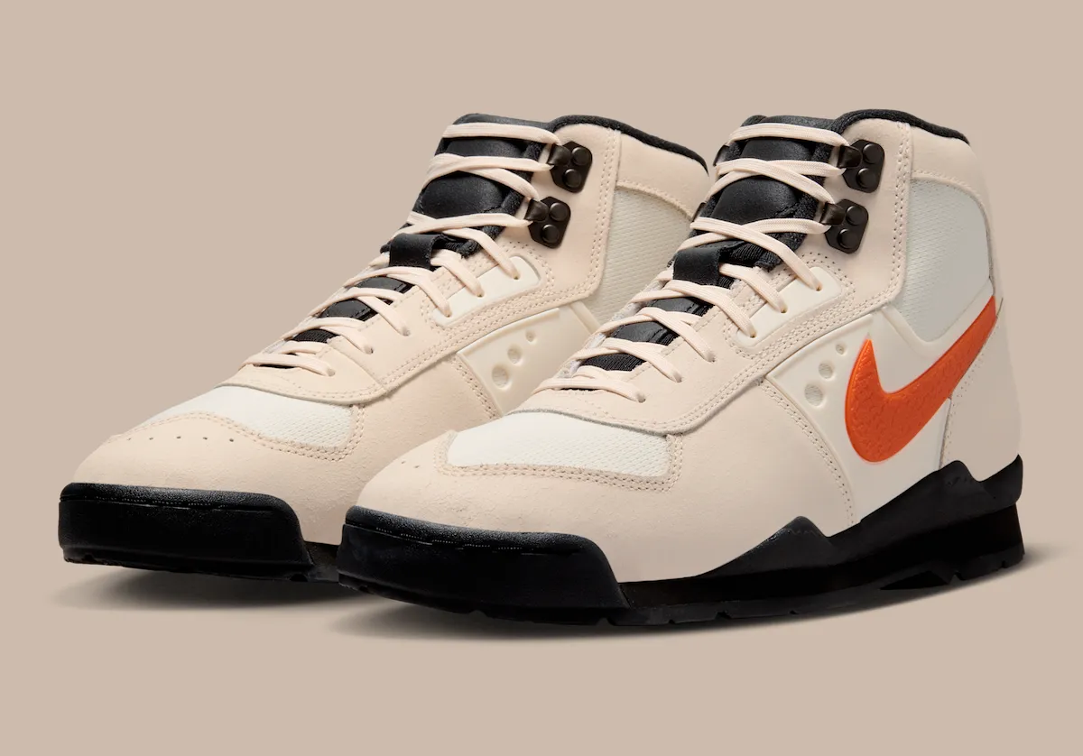 Nike Baltoro High 白垩安全橙配色官图释出,2026夏季户外风回归插图 Nike Baltoro High 白垩安全橙配色官图释出,2026夏季户外风回归