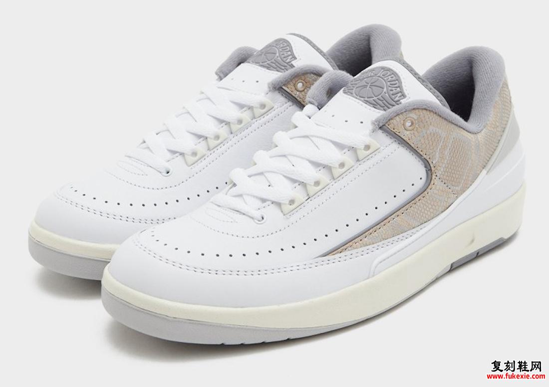 AIR JORDAN 2 LOW “PYTHON” 将于 2024 年 2 月发布 货号：DV9956-100