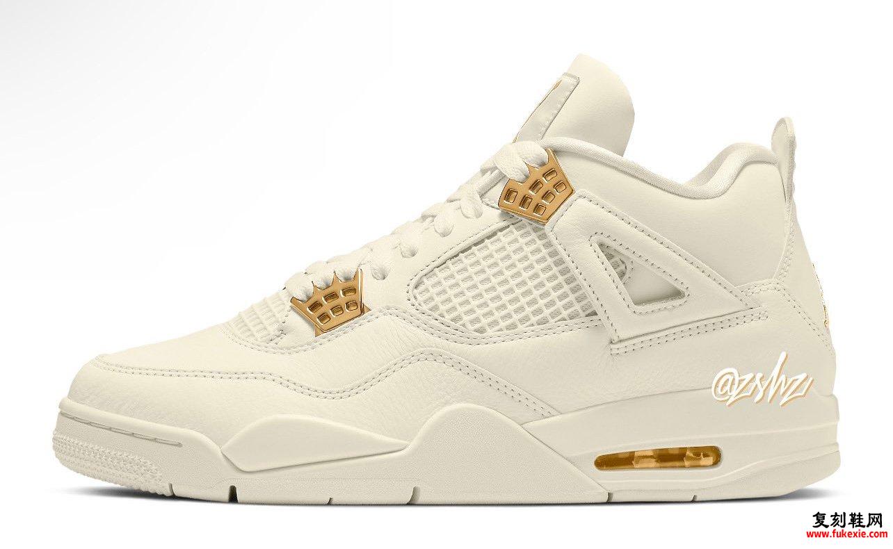 Air Jordan 4 WMNS “Sail” 将于 2024年3 月 16 日发售 货号：AQ9129-170