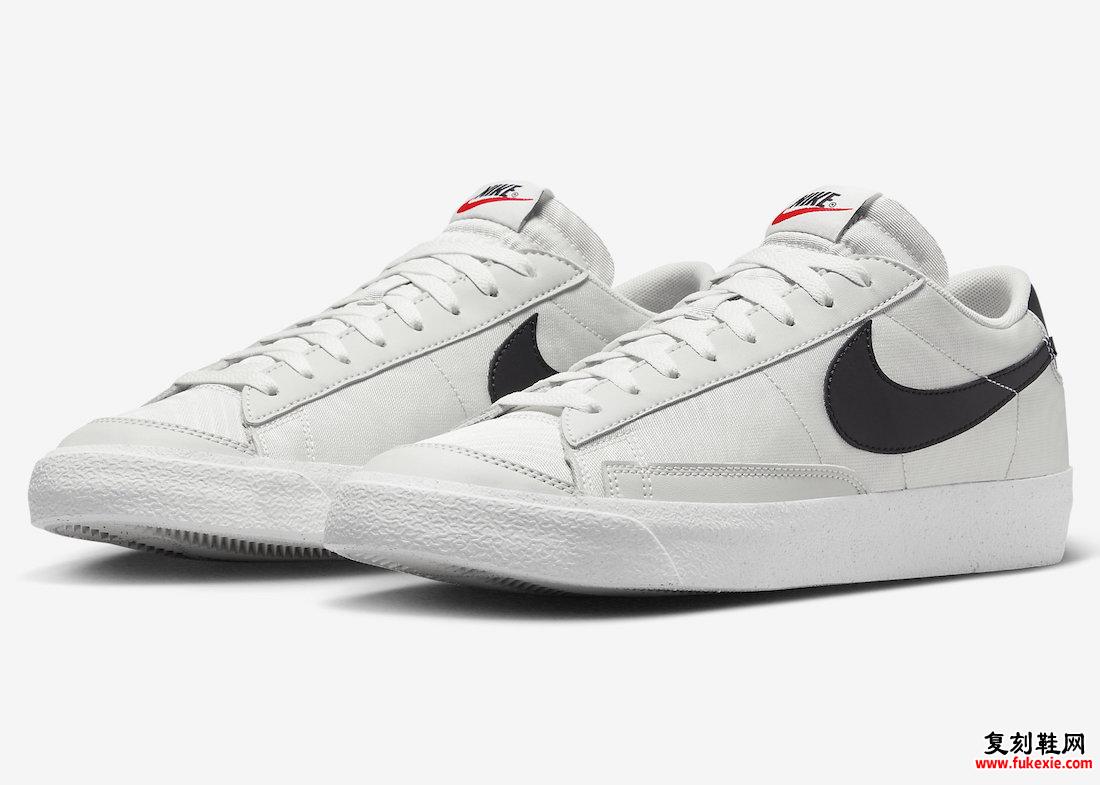 NIKE BLAZER LOW '77 “LIGHT BONE” 采用帆布打造 货号：DV7198-001