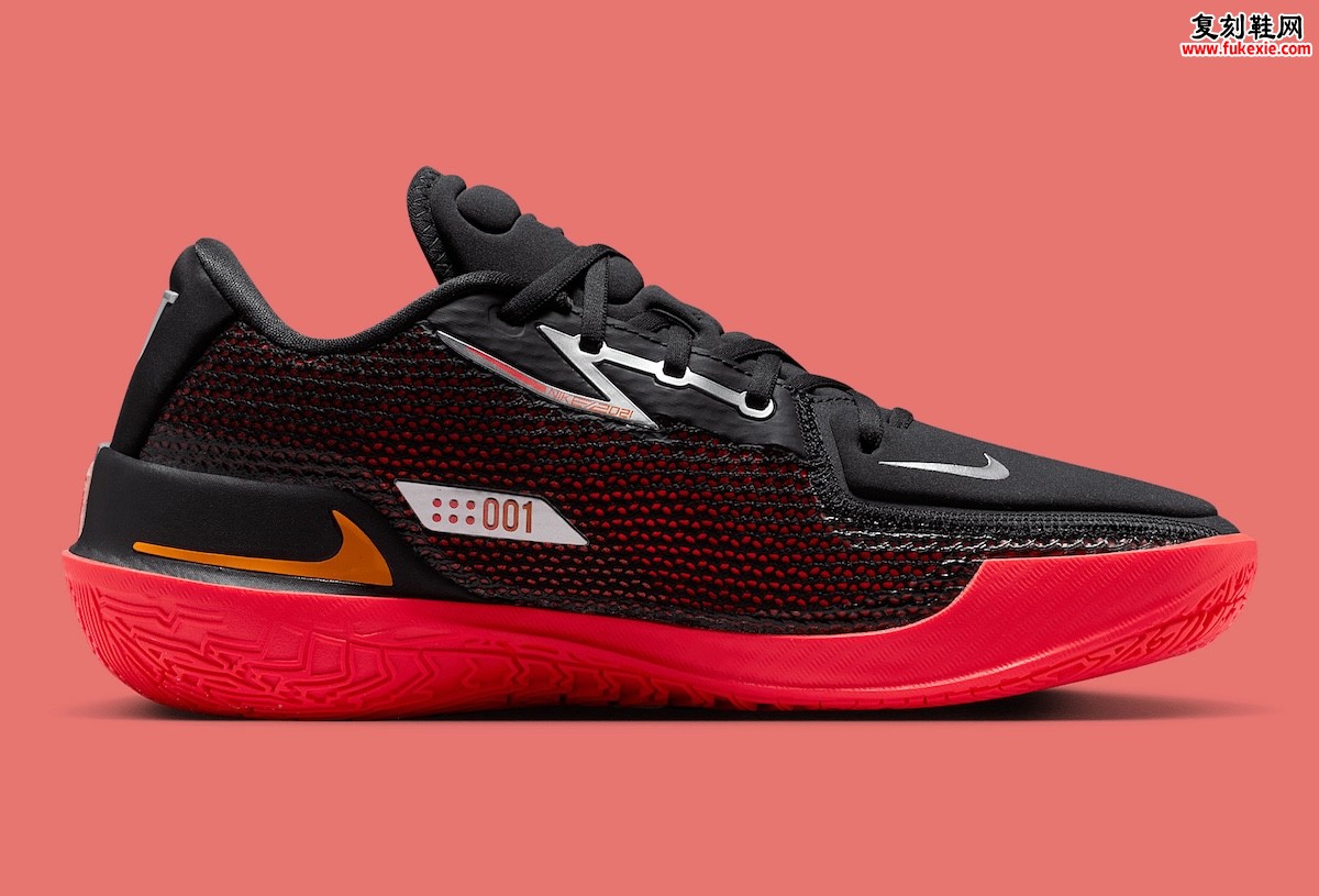 Nike Zoom GT Cut “Black/Bright Crimson” 黑红铬金配色2025年秋季发售