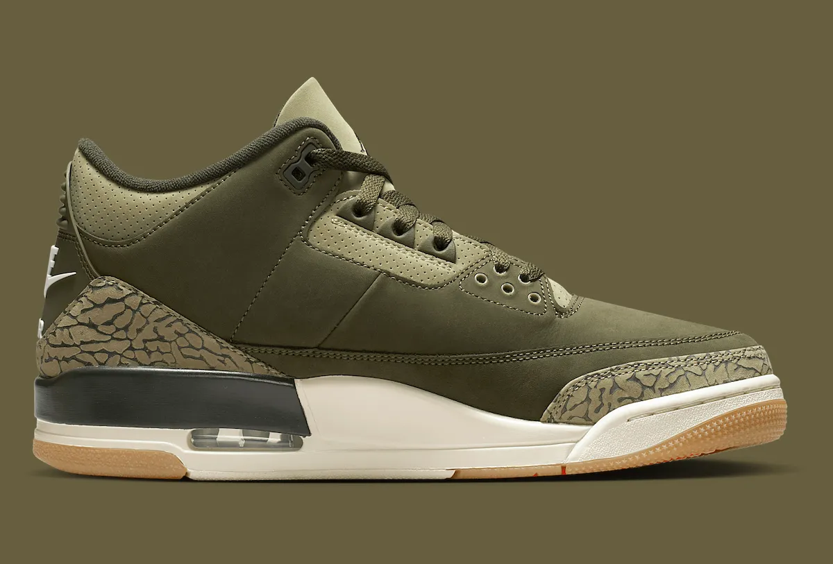 Air Jordan 3 “Family Affair” Air Jordan 3家族派对橄榄绿配色10月25日发售