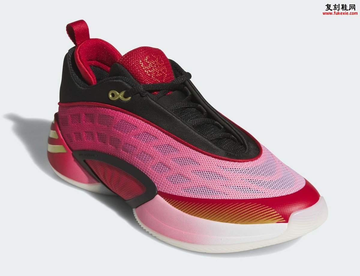 adidas DON Issue 8 “Cavs”骑士队复古红金配色致敬千禧年代经典渐变酒红与粉调秋季2026年正式发售插图2 adidas DON Issue 8 “Cavs”骑士队复古红金配色致敬千禧年代经典渐变酒红与粉调秋季2026年正式发售