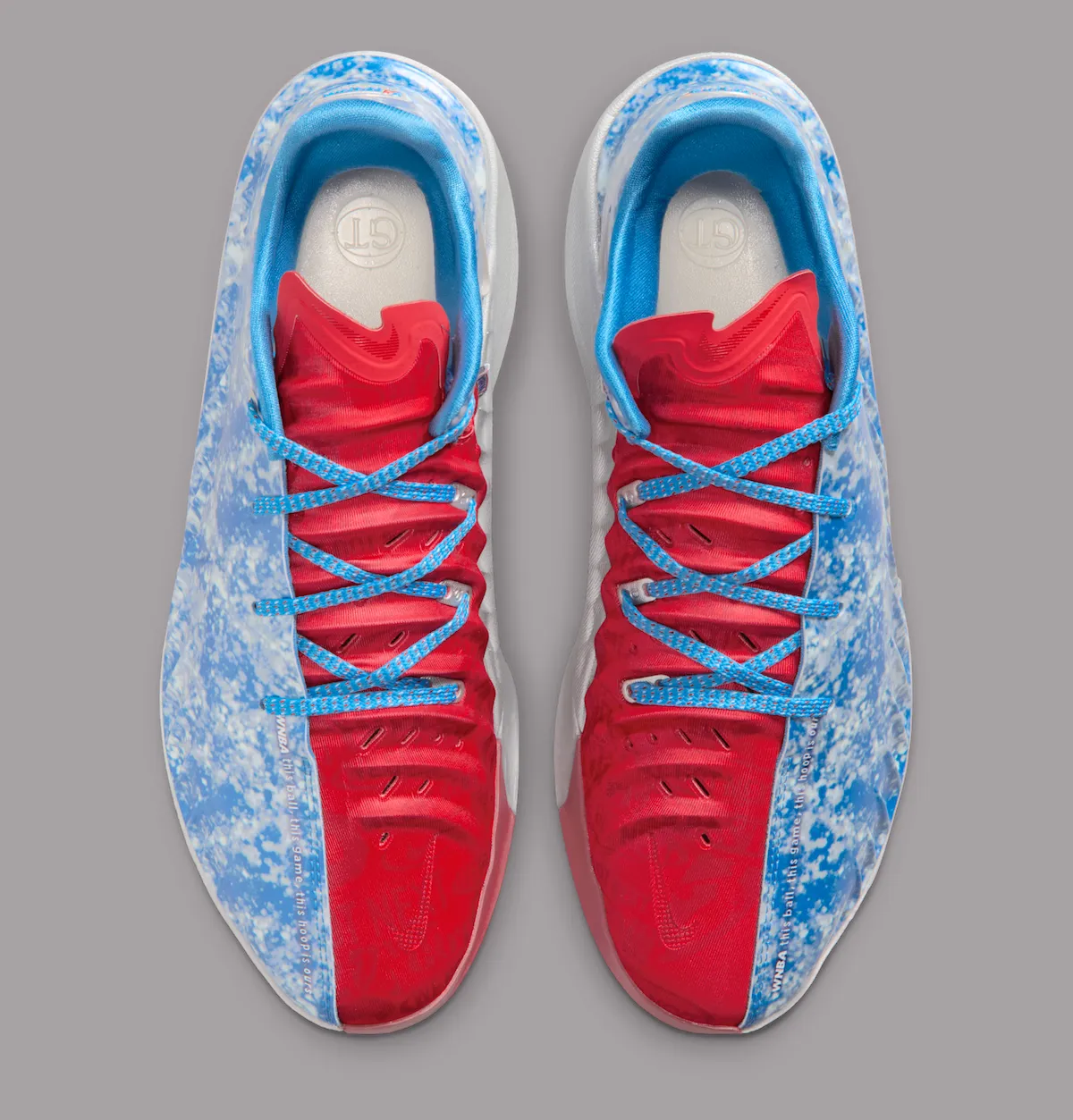 Nike GT Cut 4 “WNBA 30th Anniversary” 鸳鸯红蓝分割致敬WNBA三十年辉煌历程