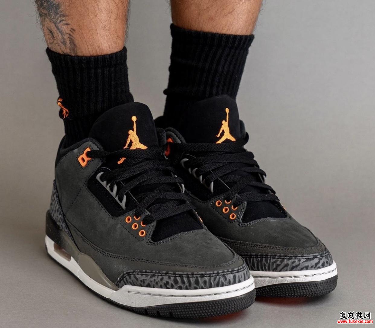 AIR JORDAN 3 “FEAR” (2023) 上脚照片一起欣赏 货号：CT8532-080