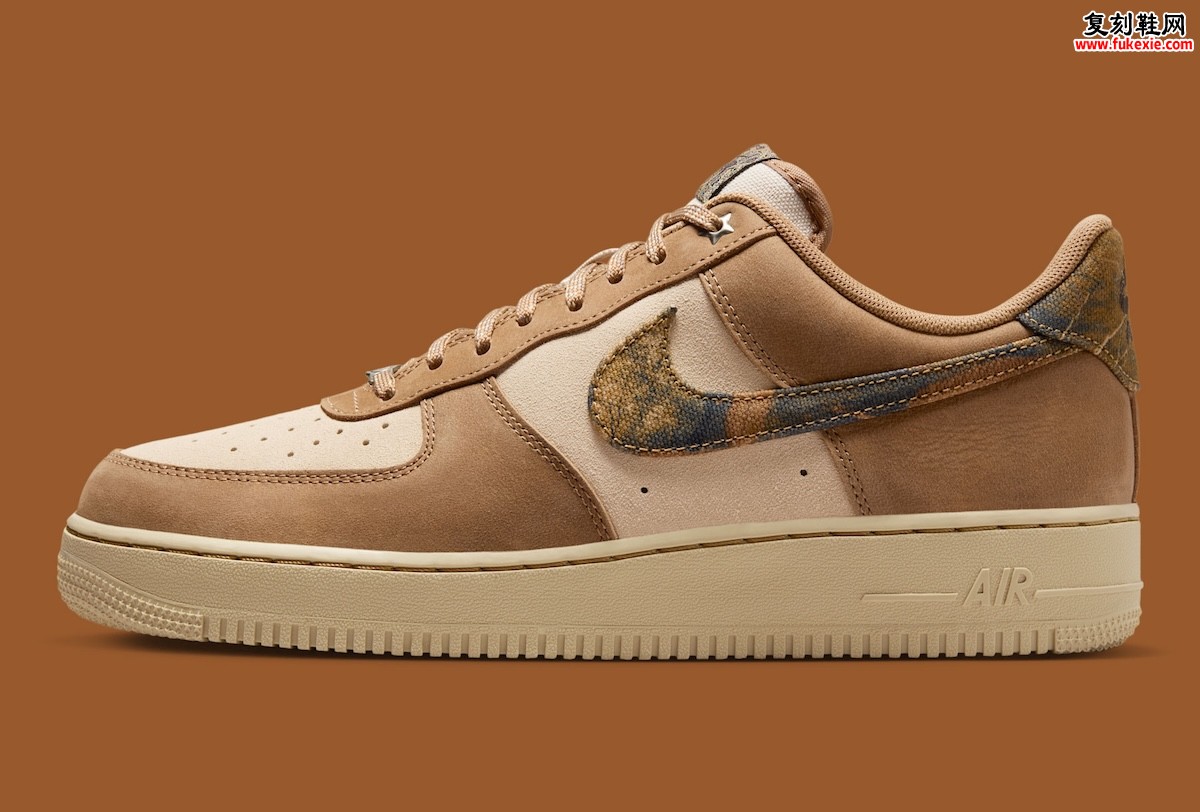 Nike Air Force 1 Low “Realtree Rattan” 空军一号低帮“藤纹迷彩”配色10月3日发售