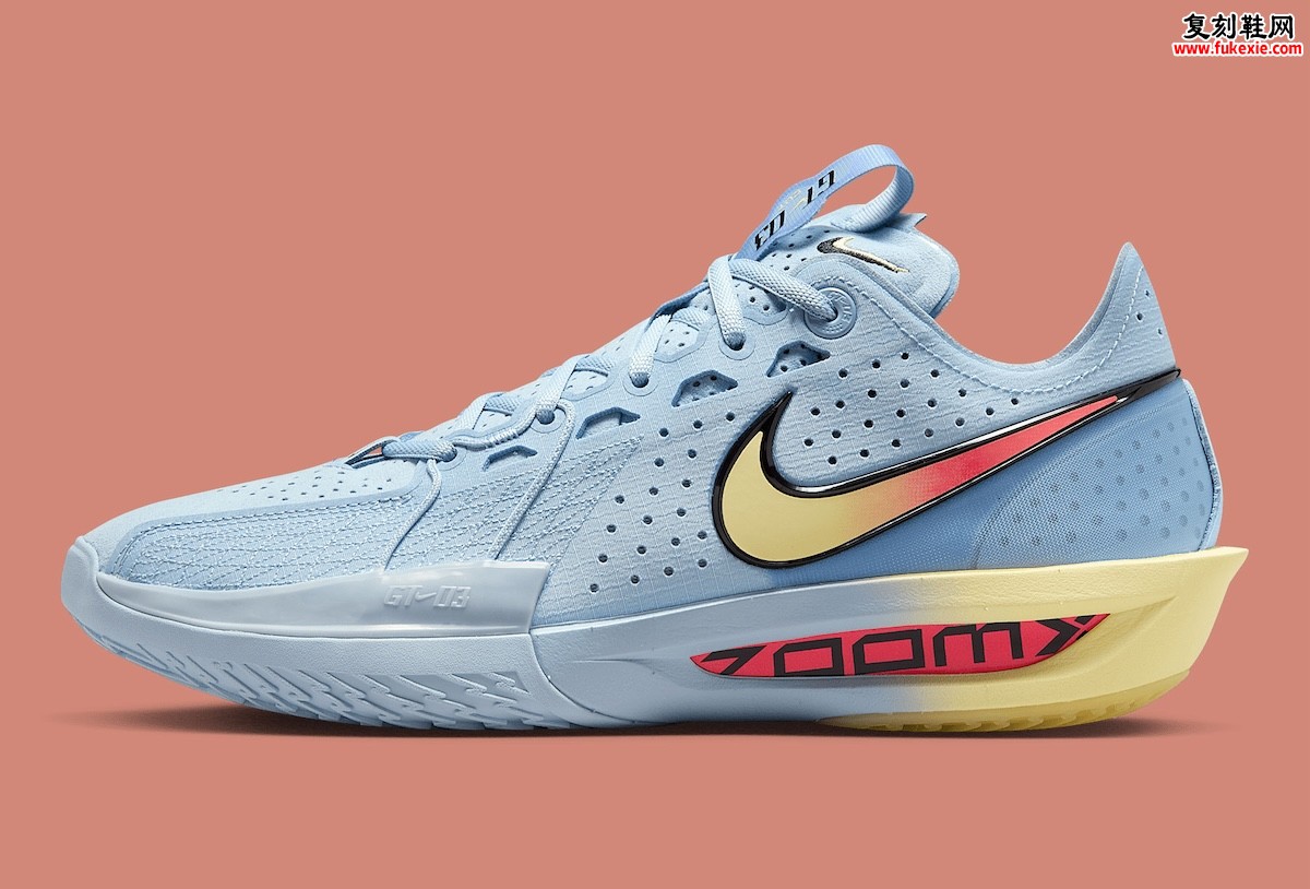 Nike GT Cut 3冰川蓝2025夏季透气篮球鞋ZoomX气垫实战鞋限量发售