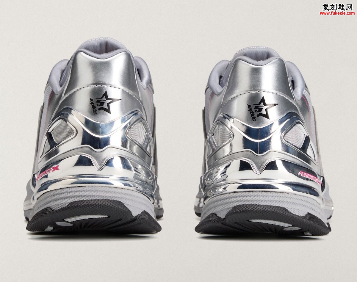 SP5DER x adidas F50 Formotion“Silver Metallic”联名复古跑鞋2026年6月发售 Formotion X三单元缓震系统插图4 SP5DER x adidas F50 Formotion“Silver Metallic”联名复古跑鞋2026年6月发售 Formotion X三单元缓震系统