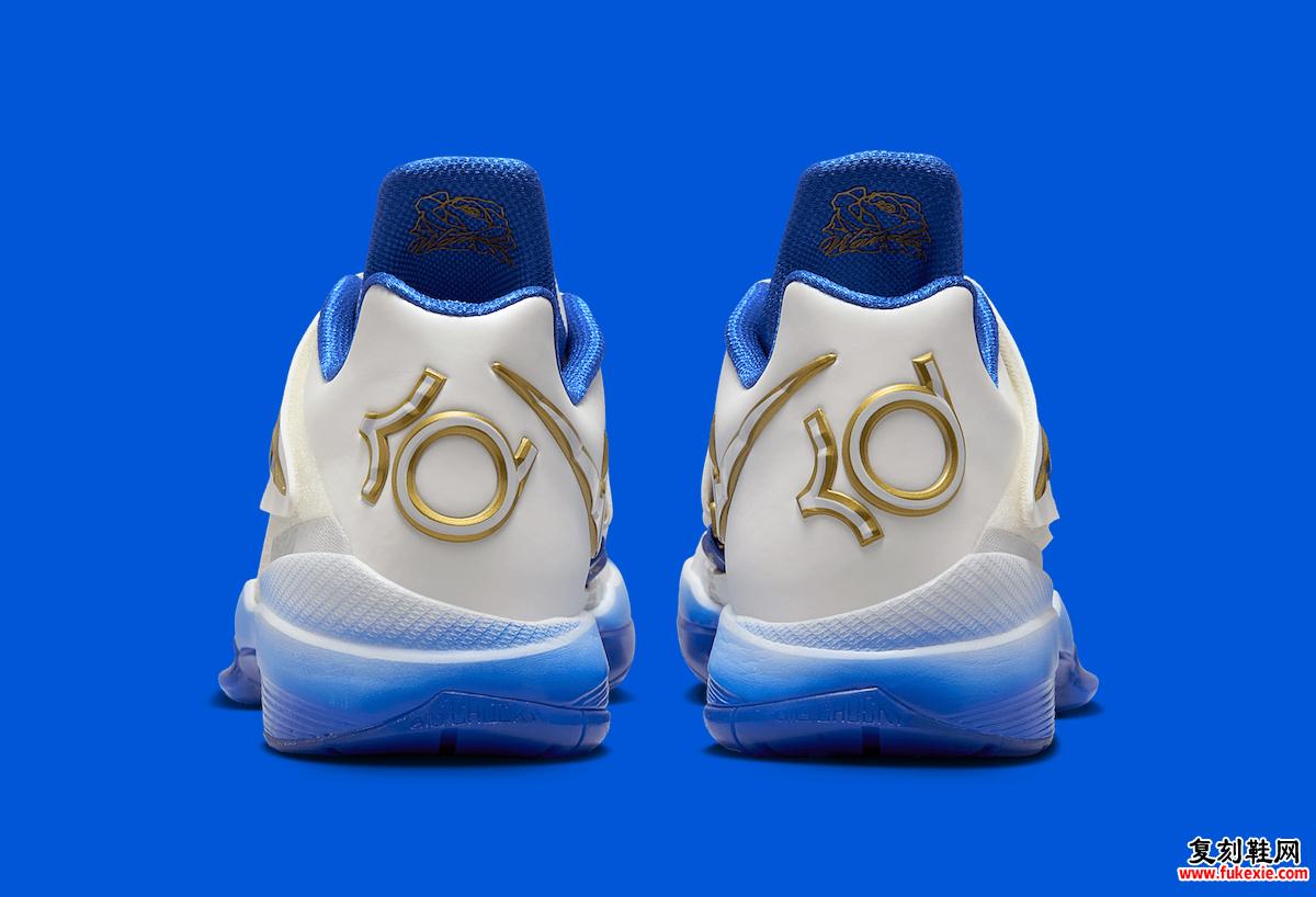 Nike KD 4 “MVP” （白色） 2025 年 2 月发布 货号：IB3546-100