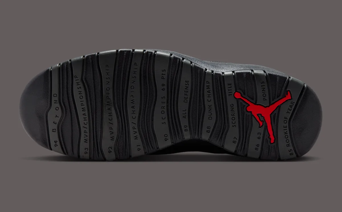Air Jordan 10 “Shadow”暗影复刻版2025年11月发售 复刻鞋网解析元年细节
