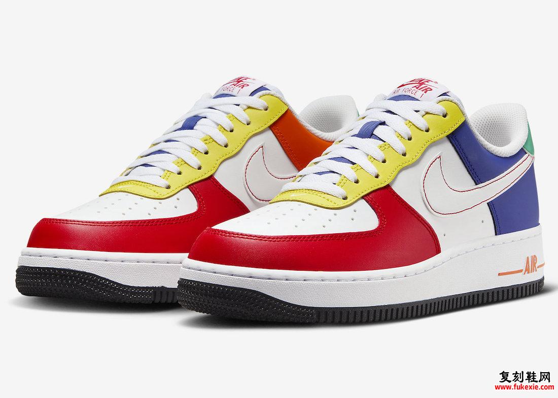 NIKE AIR FORCE 1 LOW “RUBIK'S CUBE” 官方图片 货号：FN6840-657