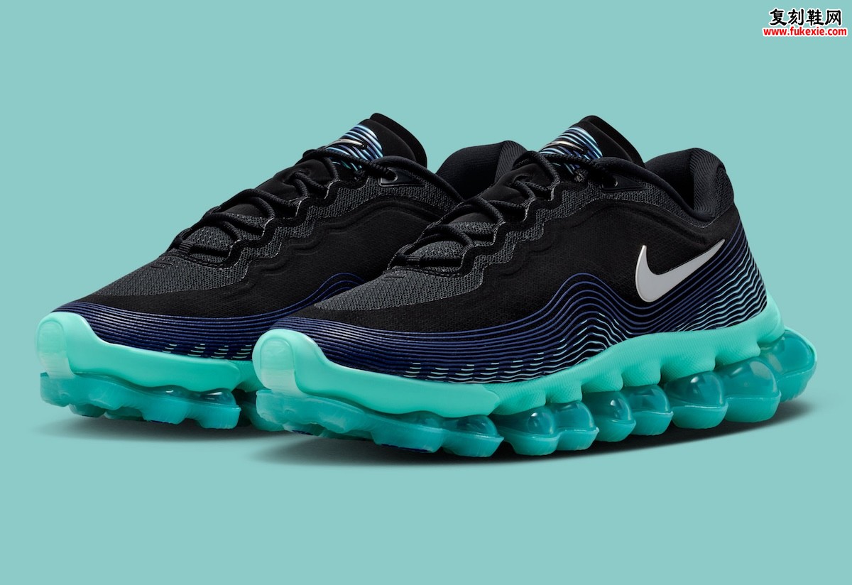 Nike Air Liquid Max “Black/Radiant Blue” 黑电光蓝流动气垫颠覆登场 2026夏季全掌可视化缓震独家深度评测缩略图