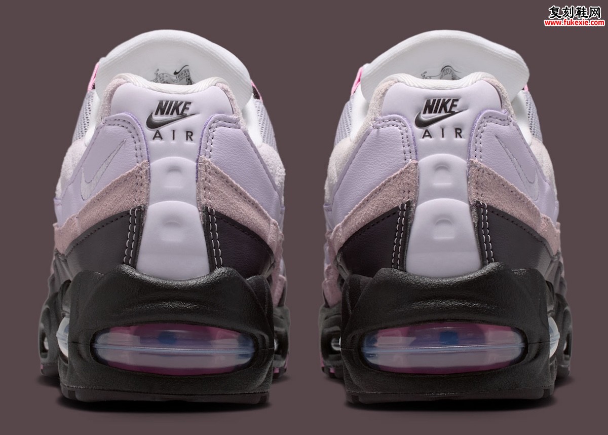 Nike Air Max 95“酒红灰”2026夏季女性专属发售,粉紫渐变层次搭配黑底中底平衡甜美与硬朗