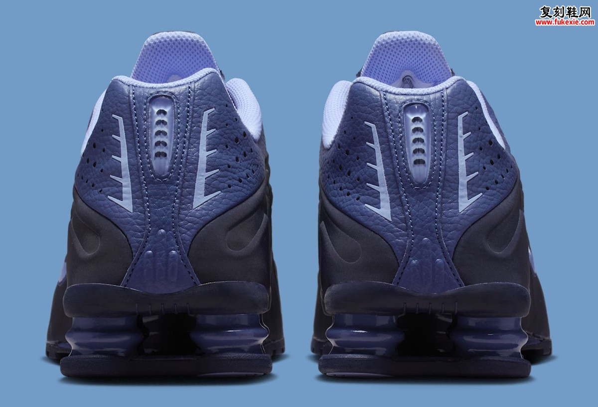 Nike Shox R4 “Obsidian/Diffused Blue” “深蓝”2025年秋日回归,经典缓震战靴焕新登场