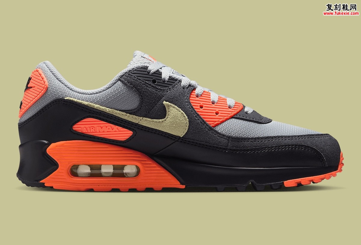 Nike Air Max 90 “Smoke Grey/Hyper Crimson” 2025夏季发布，经典与时尚的完美融合
