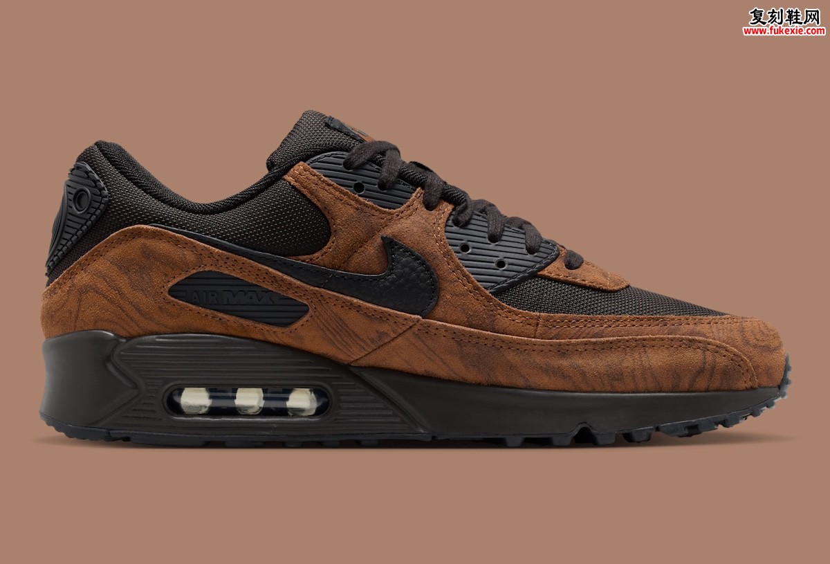 耐克Air Max 90 Premium “浅英伦棕” 木纹麂皮与黑胶质感演绎低调奢华 预计2026年春季发售