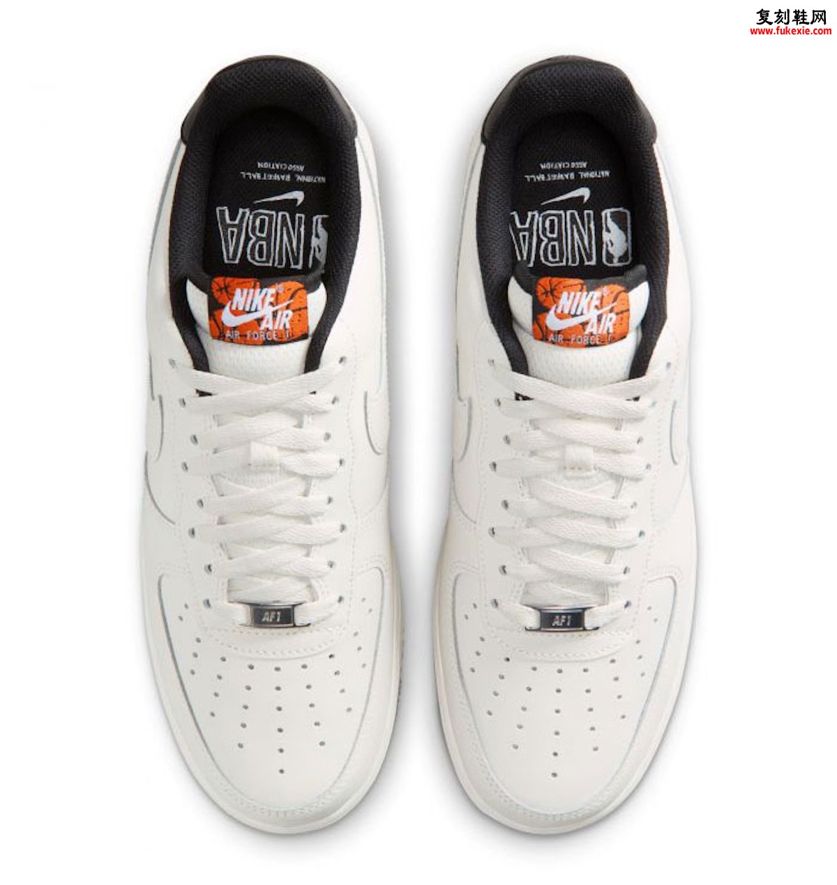 NBA x 耐克空军一号低帮「幻影」配色 透明外底暗藏联盟标志演绎极致低调致敬