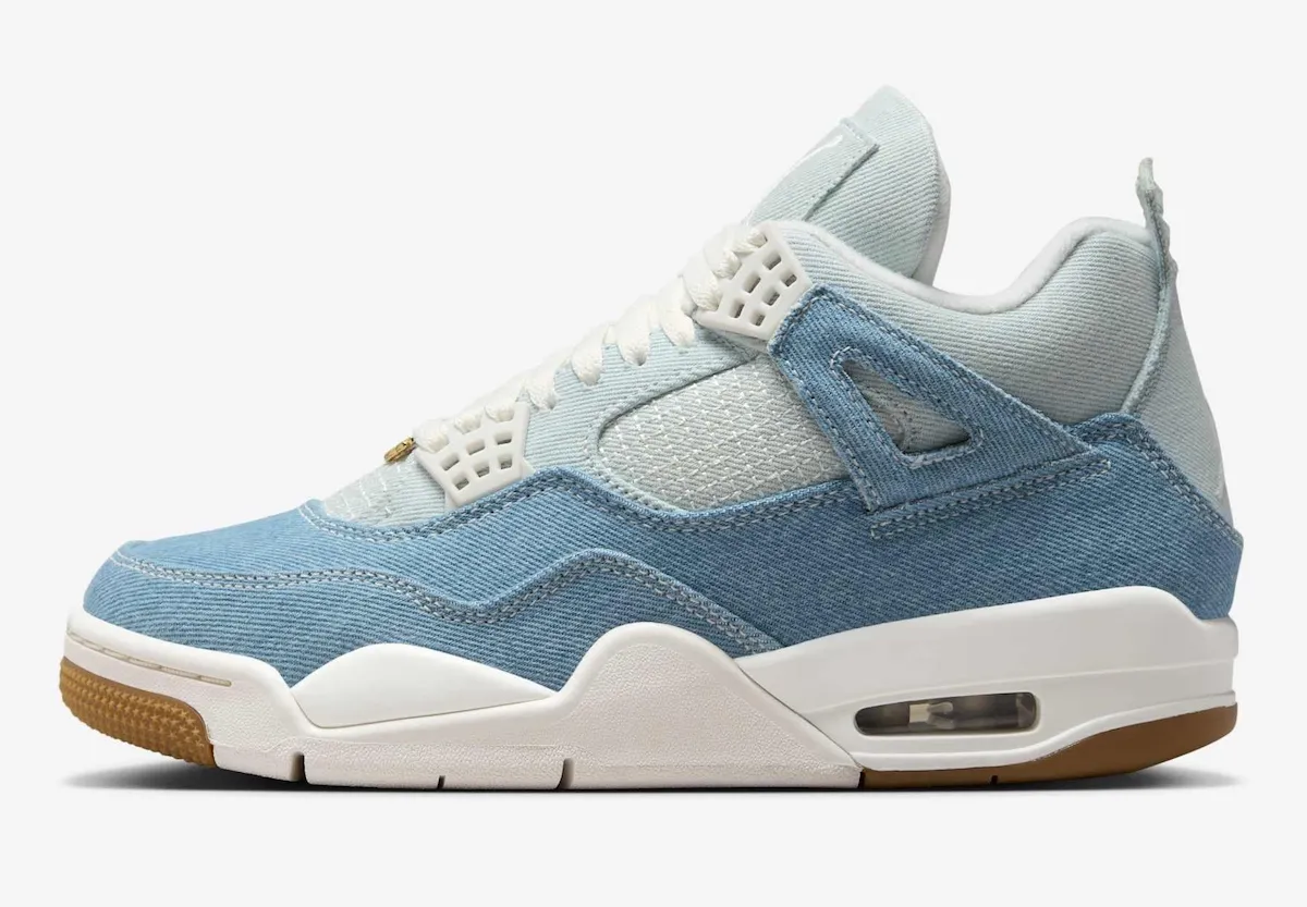 AIR JORDAN 4 DENIM “WORN BLUE” Air Jordan 4复古水洗蓝8月9日限定发售