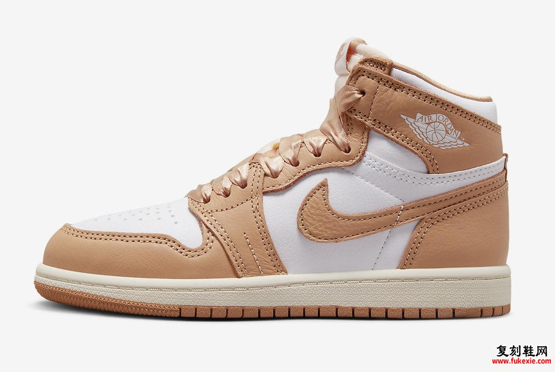 AIR JORDAN 1 HIGH OG “PRALINE” 也推出童鞋 货号：FN6622-201