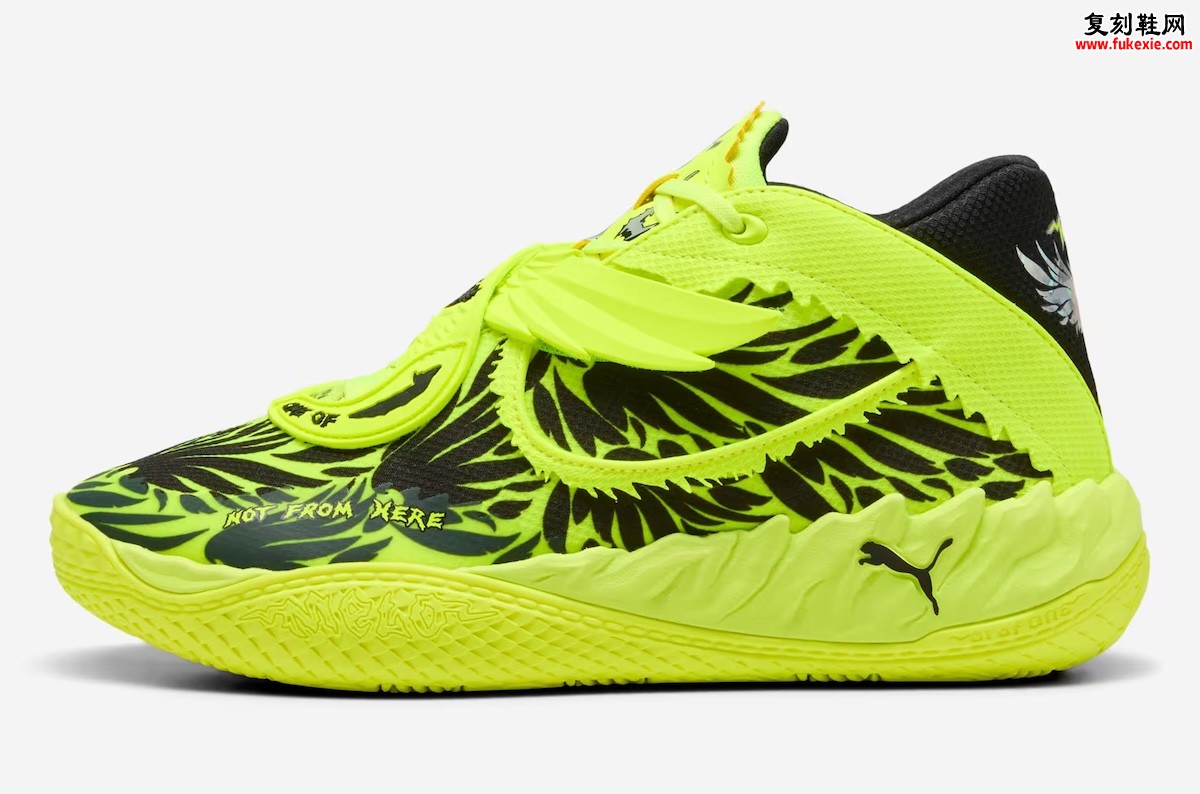 PUMA MB.05 “Voltage” 「电光」配色10月10日发售，颠覆性花卉设计重塑签名篮球鞋