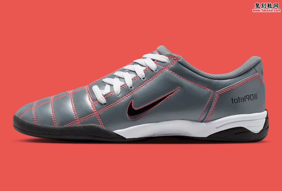 Nike Total 90 III Blends “Smoke Grey” and “Bright Crimson” “烟灰/亮绯红” 配色经典复刻