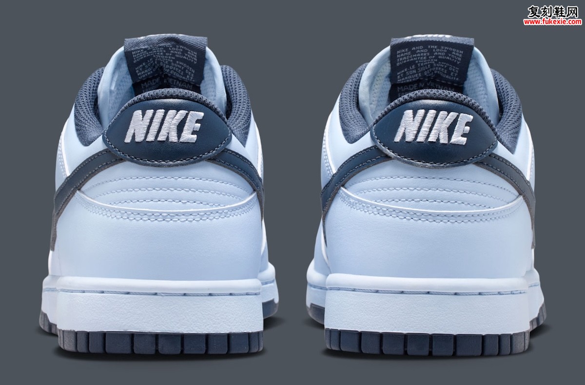 Nike Dunk Low“氢蓝”2026夏季发售，双蓝色调拼接白色中底营造清爽质感