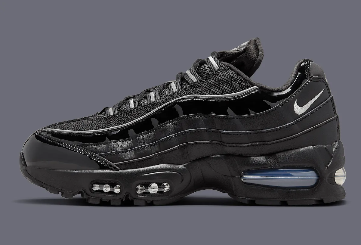 Nike Air Max 95 OG “Black Patent” 耐克Air Max 95大气垫复刻版2025年8月11日官网发售