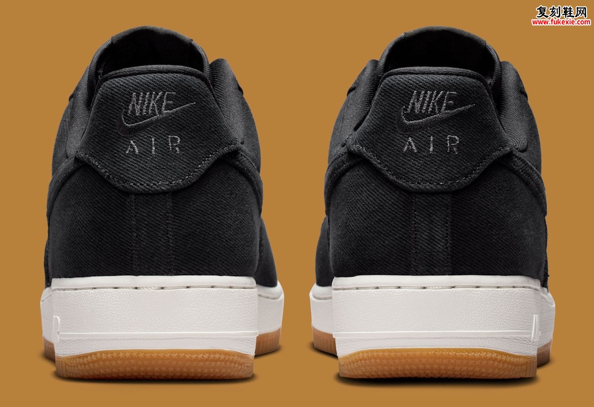 Nike Air Force 1 Low “Black Canvas” 帆布黑魂 以哑光质感重塑全黑经典夏日松弛感